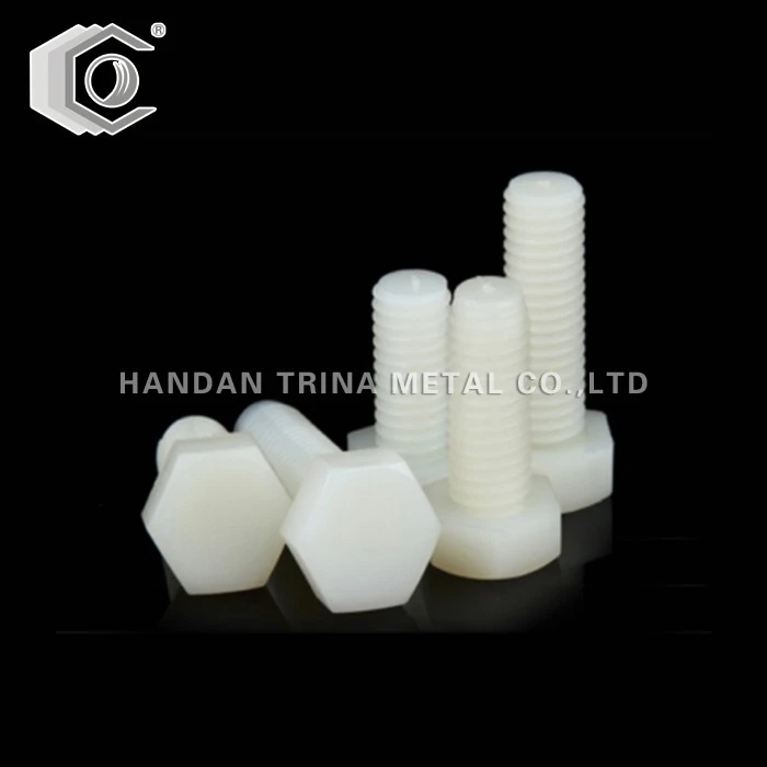 DIN933 Muovinen nailon kuusio pultti